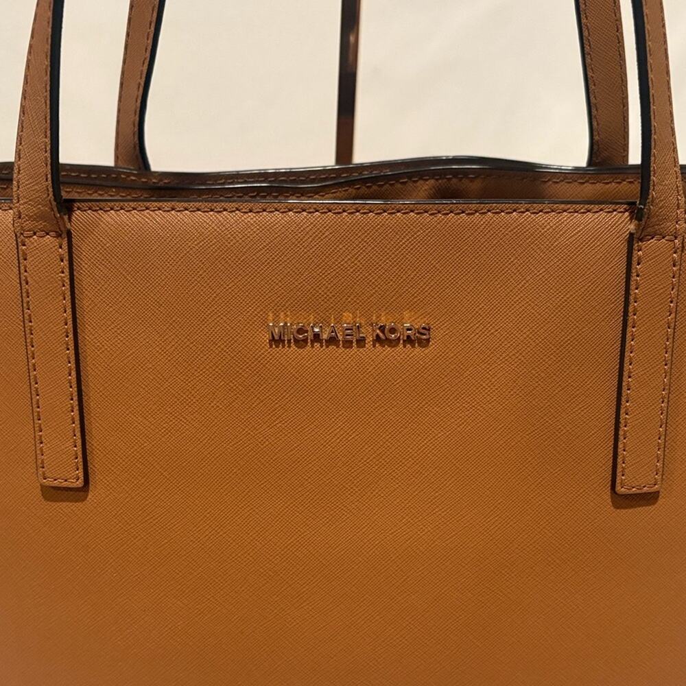Michael Kors Rivington leather brown large tote bag - Picture 5 of 10